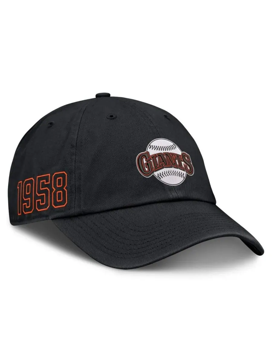 Бейсболка ретро San Francisco Giants Cooperstown Club Nike — изображение 1 из 4, черный