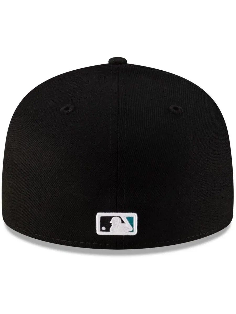 Бейсболка New Era Florida Marlins 59FIFTY — изображение 4 из 5, черный