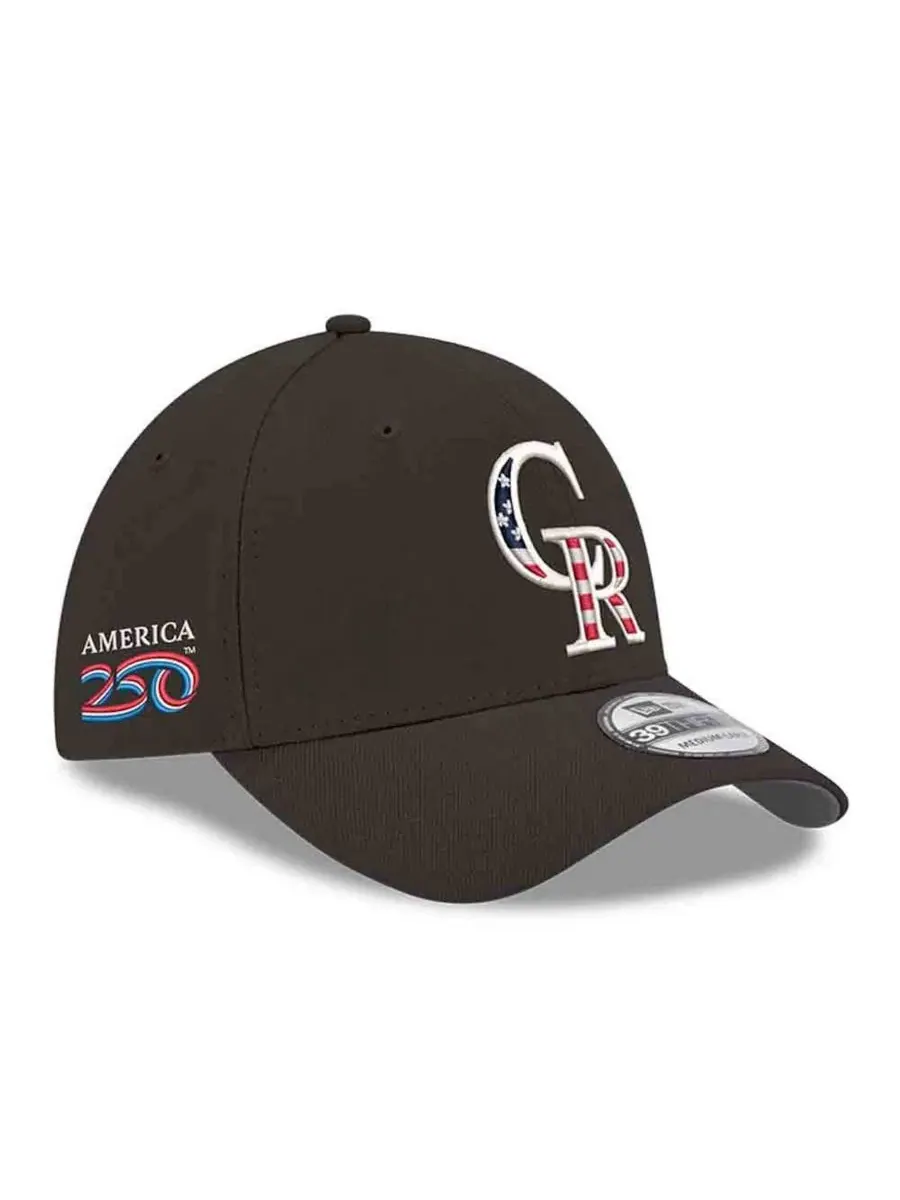 Кепка New Era Colorado Rockies America 250 — изображение 1 из 4, черный