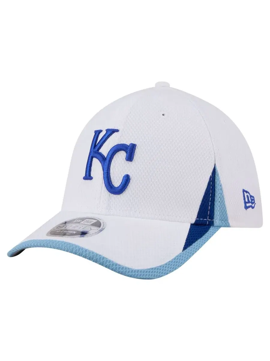 Кепка New Era 39THIRTY Kansas City Royals Cut n Sew — изображение 1 из 5, белый