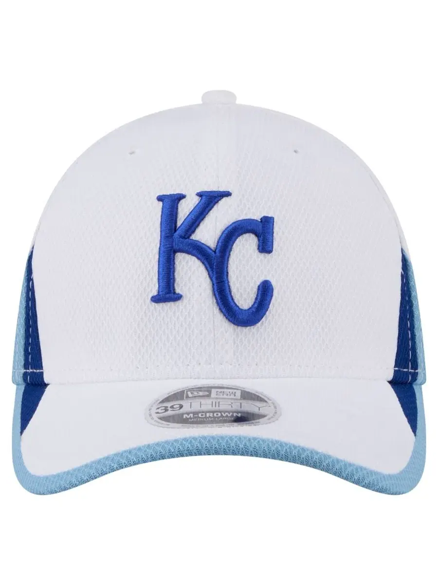 Кепка New Era 39THIRTY Kansas City Royals Cut n Sew — изображение 2 из 5, белый
