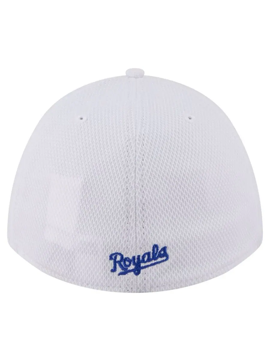 Кепка New Era 39THIRTY Kansas City Royals Cut n Sew — изображение 4 из 5, белый