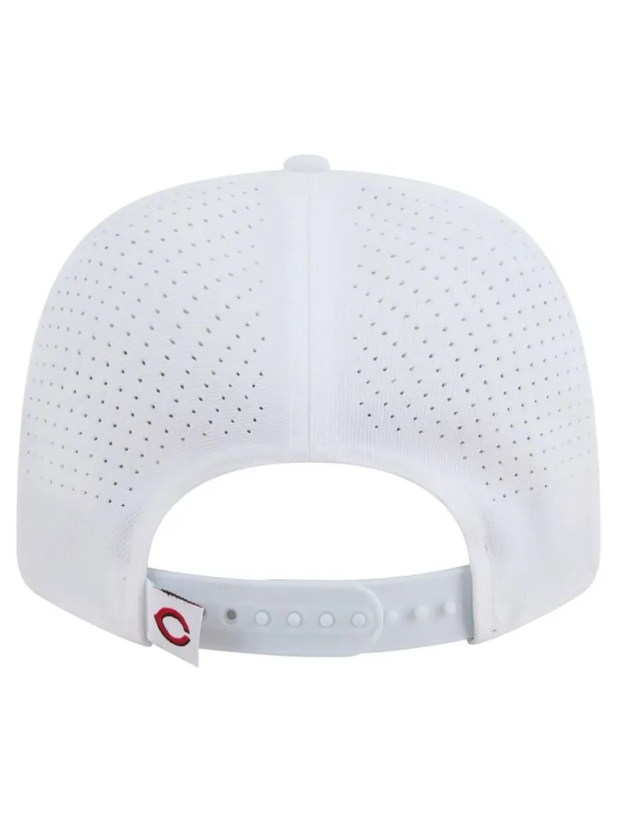 New Era Мужская белая регулируемая кепка Cincinnati Reds COOLERA 9SEVENTY — изображение 2 из 5, белый