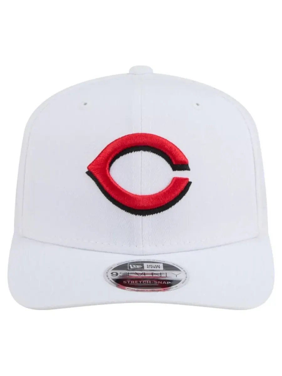 New Era Мужская белая регулируемая кепка Cincinnati Reds COOLERA 9SEVENTY — изображение 5 из 5, белый