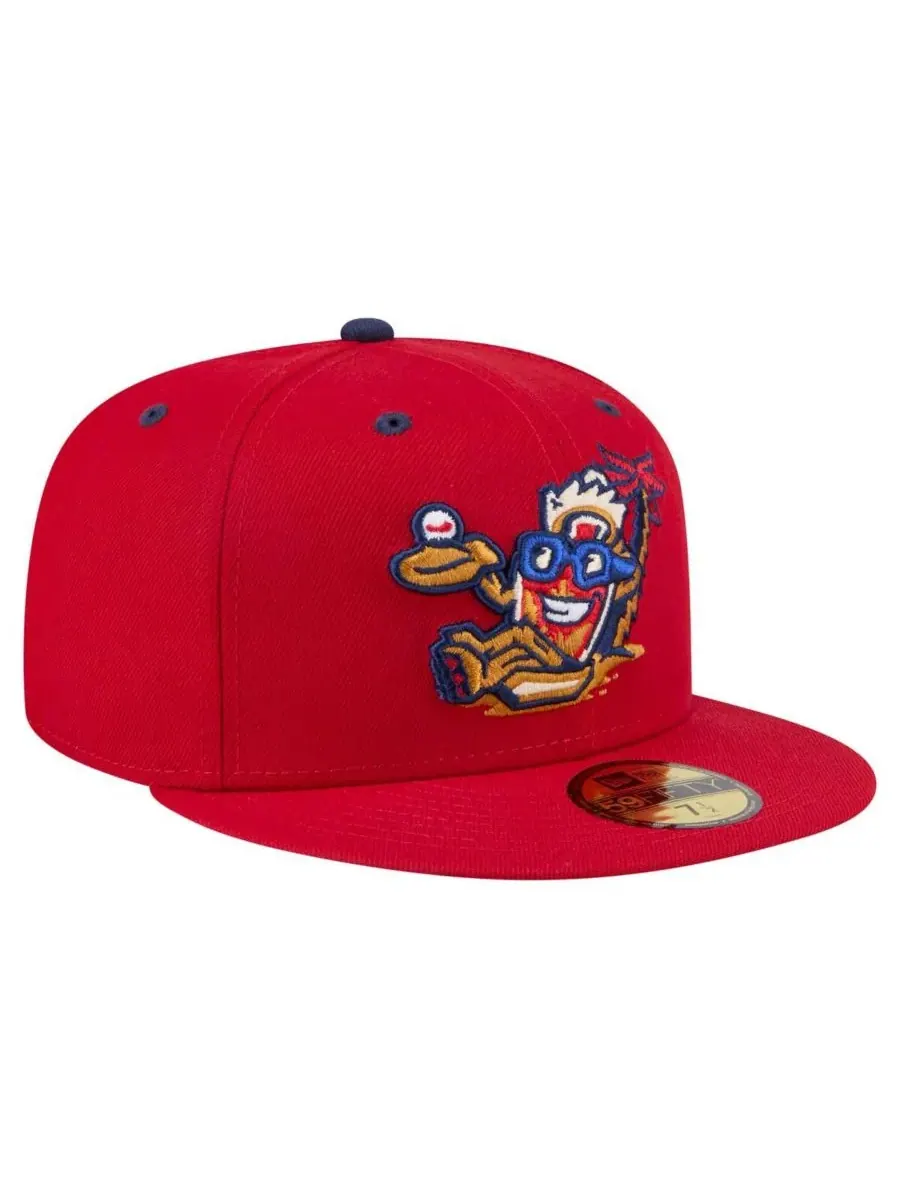 New Era Мужская красная бейсболка Lehigh Valley IronPigs Copa de la Diversion 59FIFTY — изображение 3 из 4, красный
