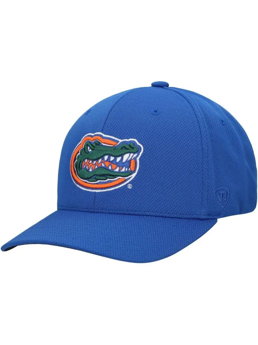 Мужская кепка Royal Florida Gators Reflex Flex Top of the World — изображение 3 из 4, королевский
