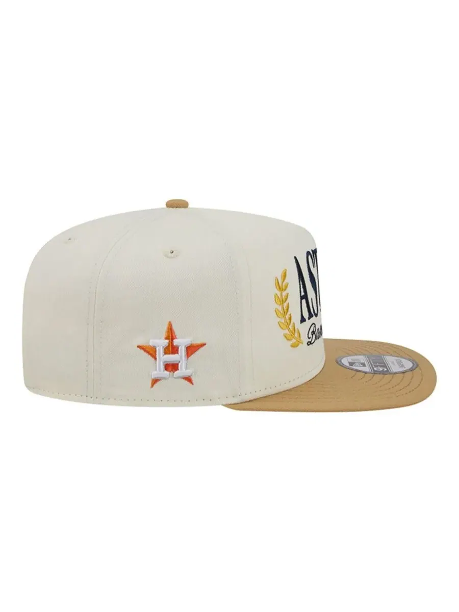 Кепка-снэпбек New Era с вышивкой, Houston Astros Club 9FIFTY A-Frame — изображение 7 из 7, бежевый