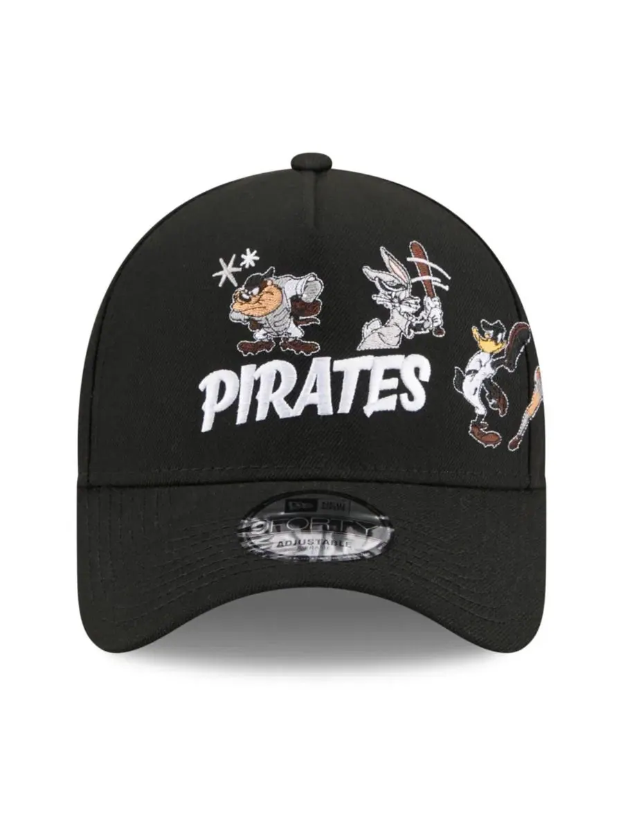 Кепка Pittsburgh Pirates Looney Tunes A-Frame 9FORTY New Era — изображение 3 из 5, черный