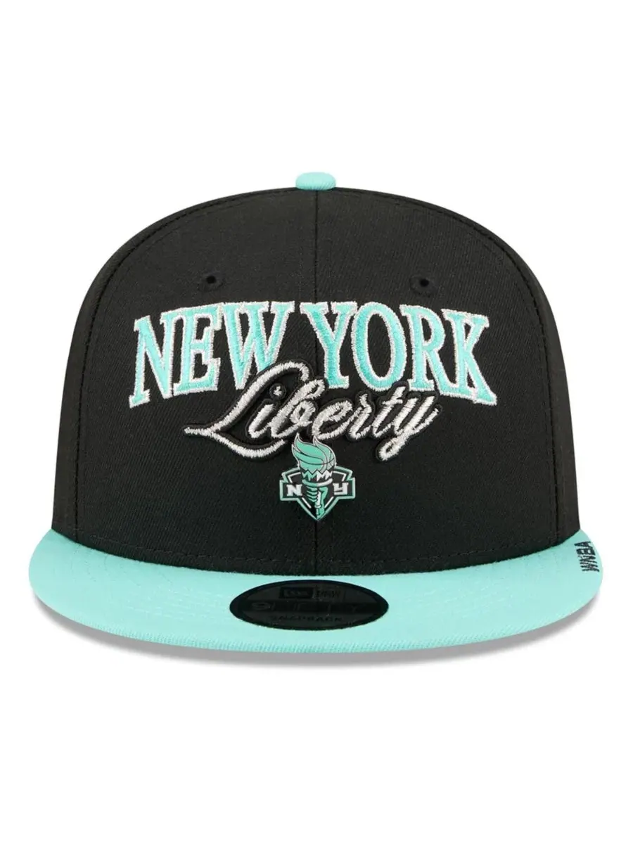 Бейсболка-снэпбек New Era New York Liberty WNBA Tip-Off 2026 — изображение 2 из 5, черный