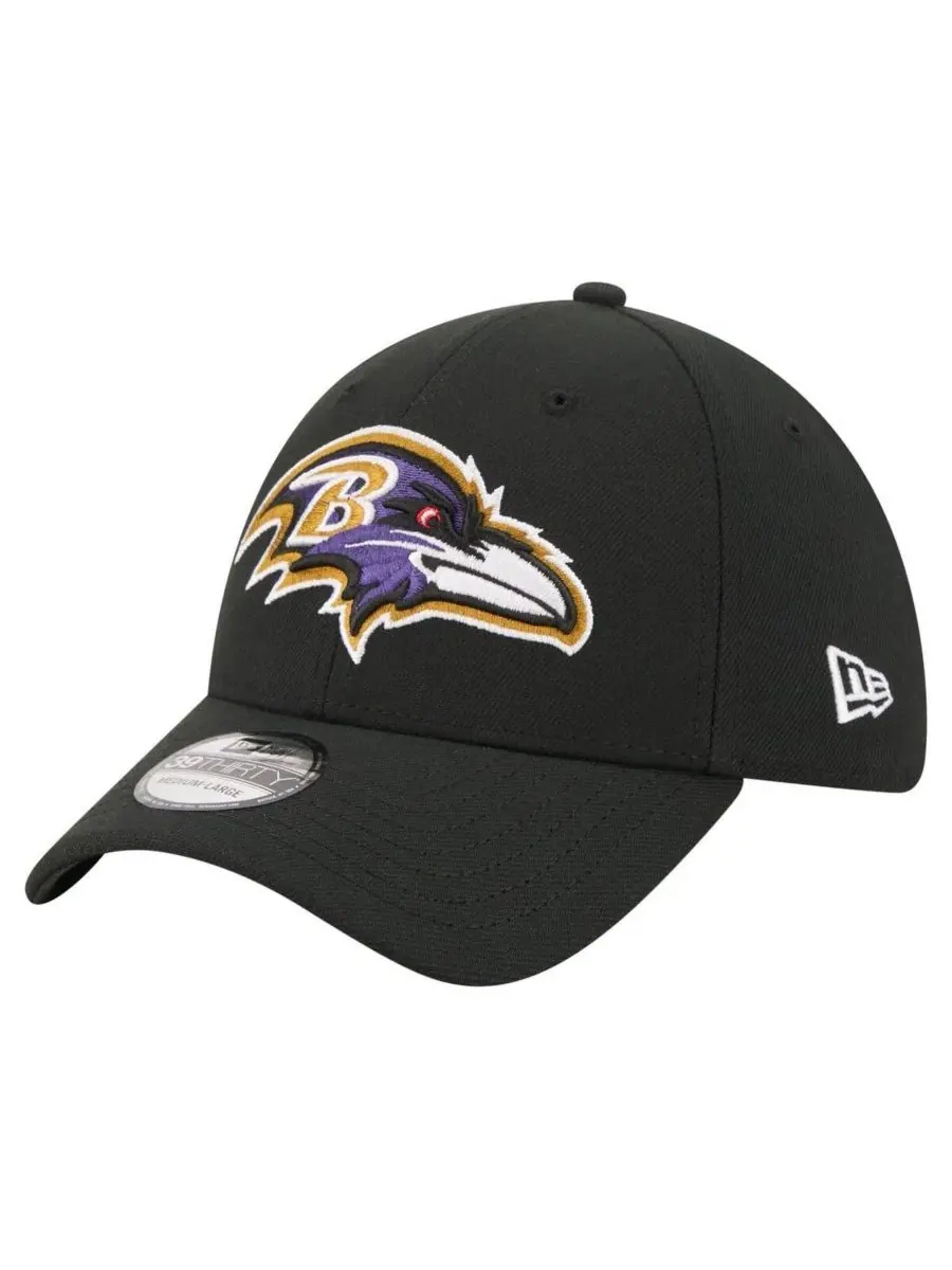 Кепка Baltimore Ravens Core Team 39THIRTY Flex New Era — изображение 1 из 5, черный