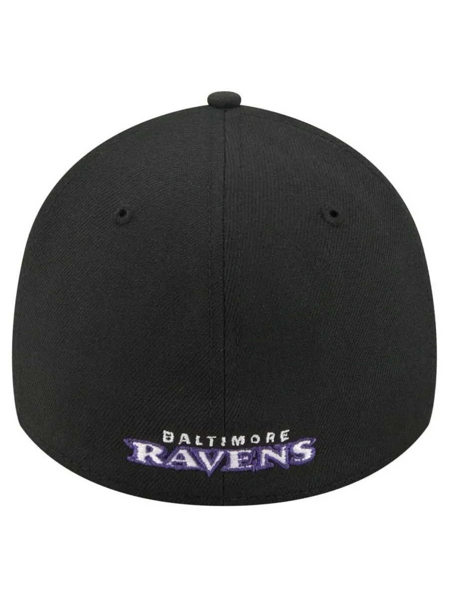 Кепка Baltimore Ravens Core Team 39THIRTY Flex New Era — изображение 4 из 5, черный