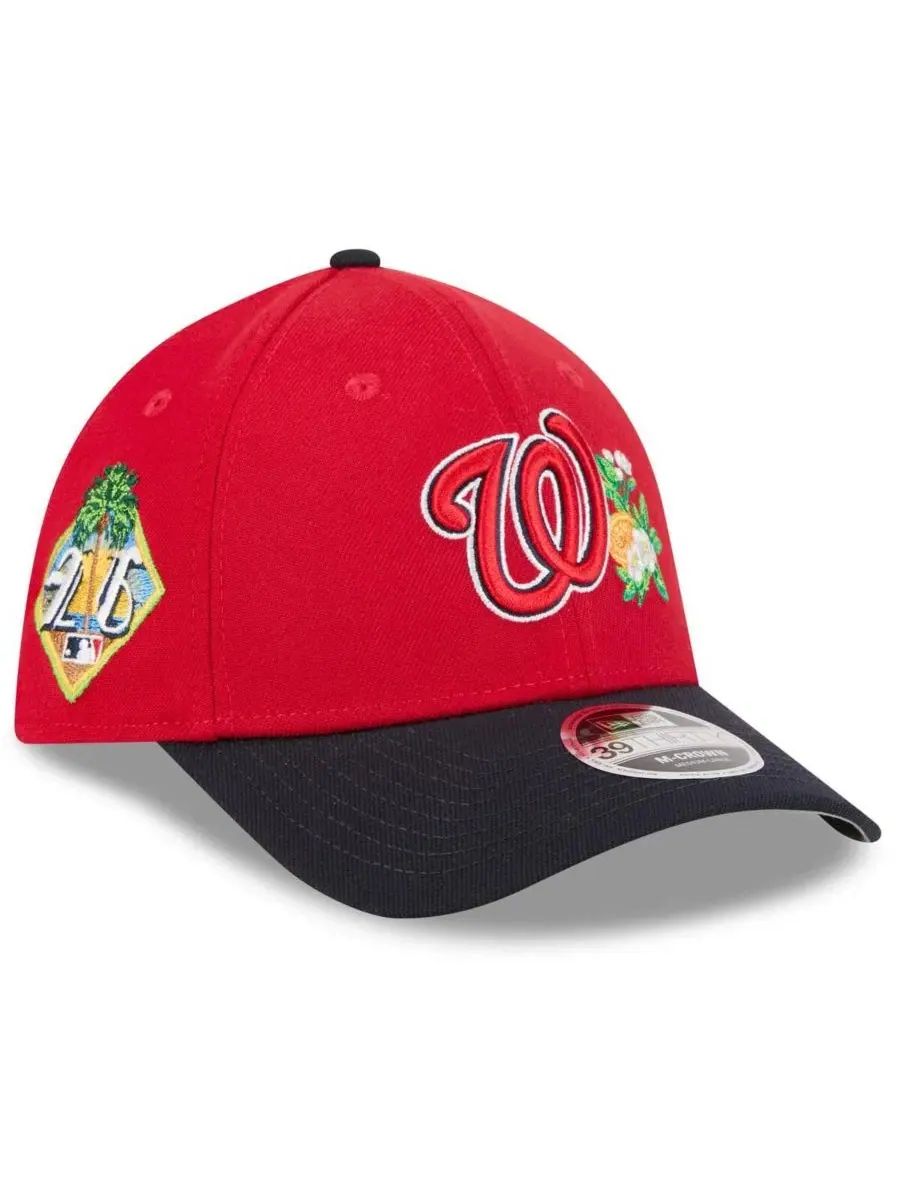 Кепка с вышитым логотипом, модель 39THIRTY Flex Hat New Era — изображение 1 из 4, красный темно-синий