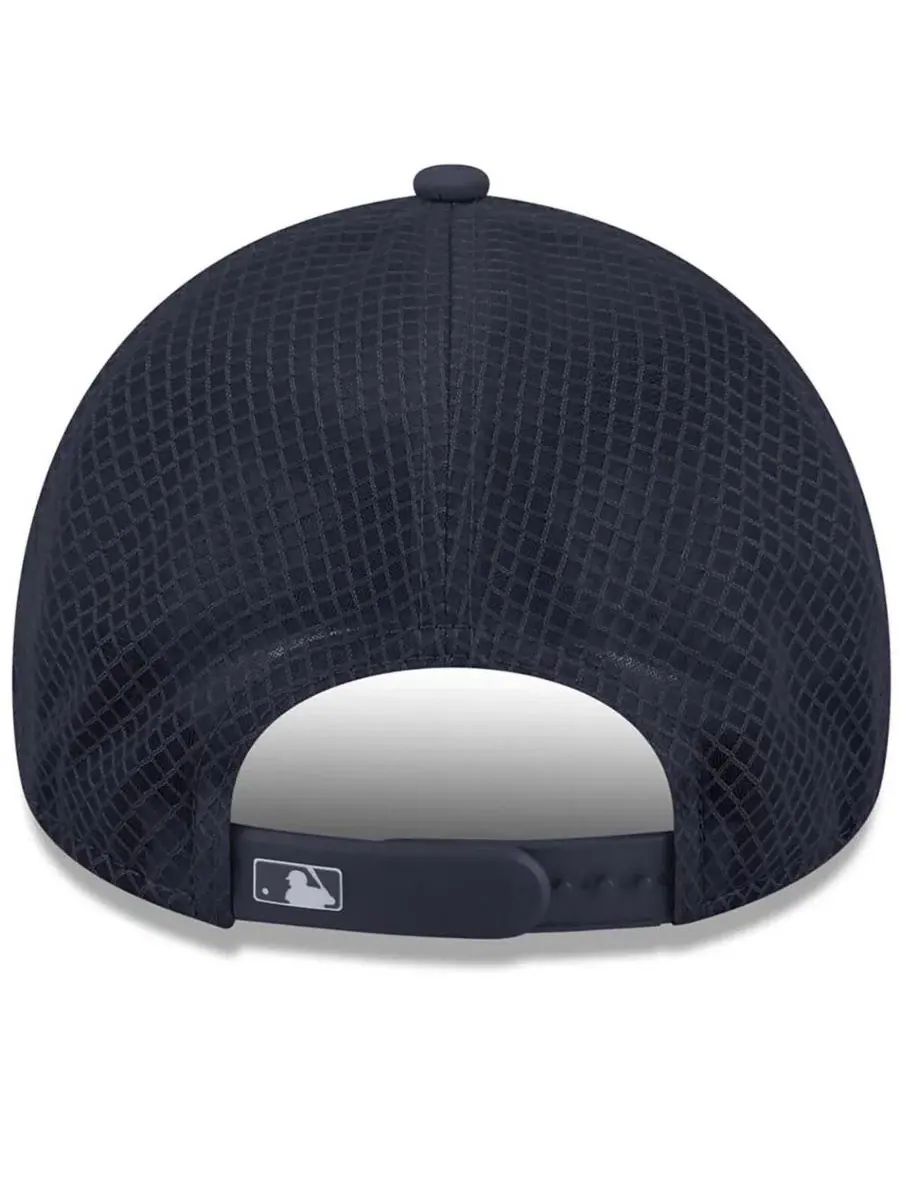 Бейсболка Navy Cleveland Indians 2026 Batting Practice Alternate Apex 9FORTY Adjustable Hat New Era — изображение 2 из 4
