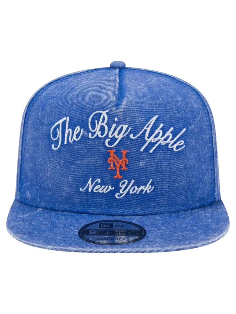 Кепка-снапбек с вышивкой New York Mets New Era — изображение 4 из 5, королевский