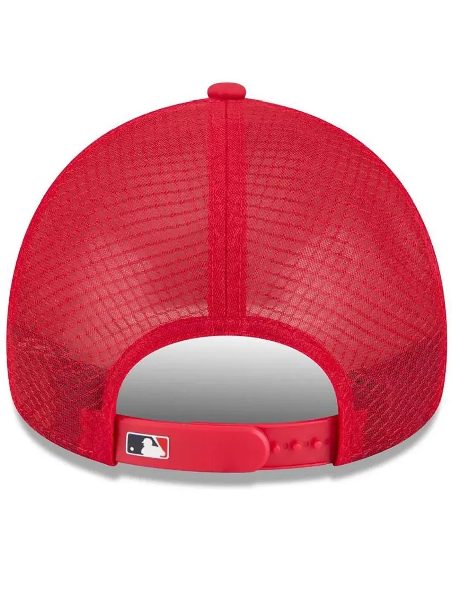 Кепка-тракер с вышитым логотипом Boston Red Sox New Era — изображение 2 из 4, красный