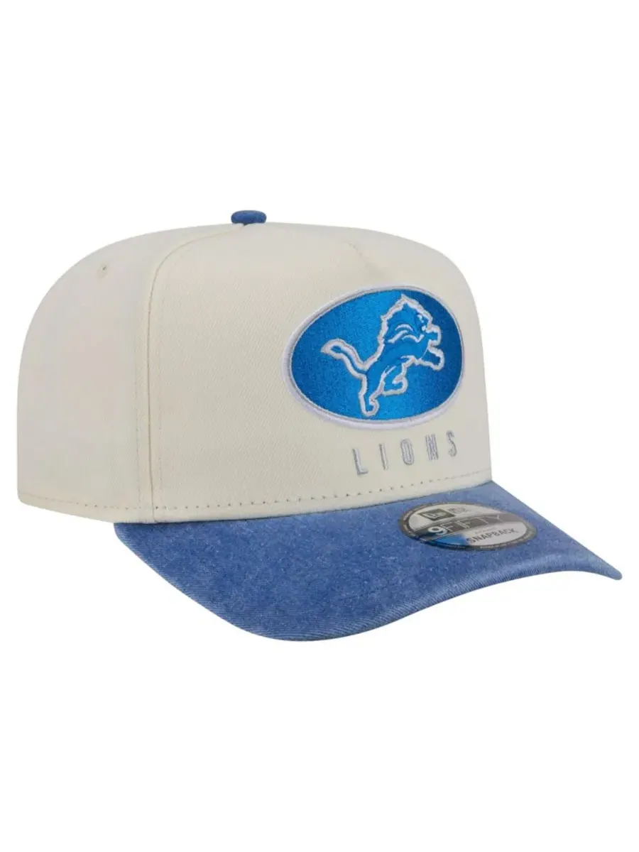 Кепка с козырьком New Era Washed A-Frame 9FIFTY Snapback — изображение 3 из 7, кремовый синий