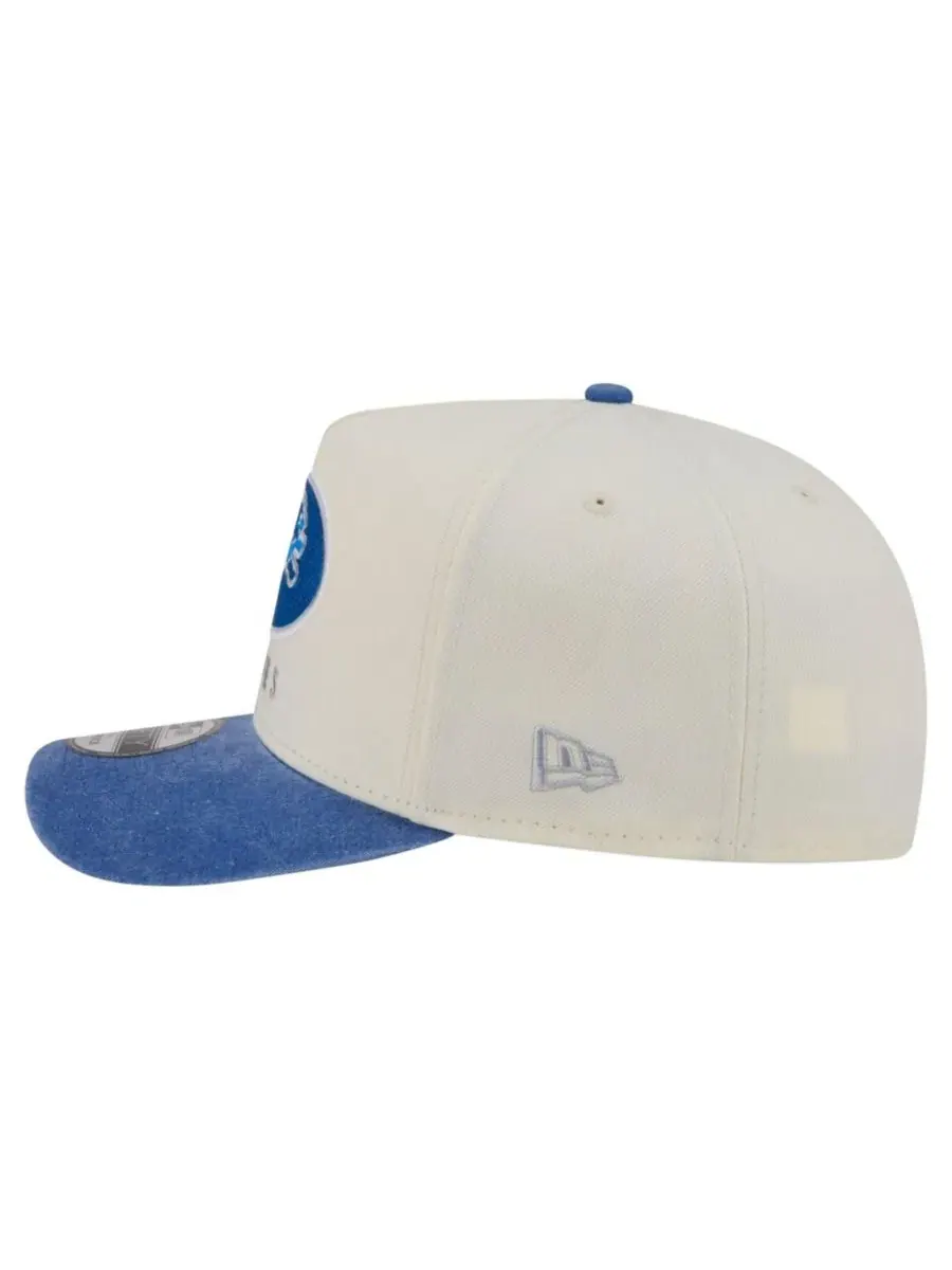 Кепка с козырьком New Era Washed A-Frame 9FIFTY Snapback — изображение 6 из 7, кремовый синий