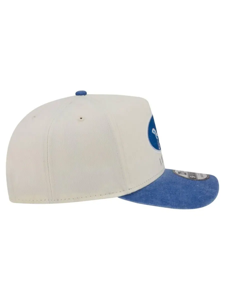 Кепка с козырьком New Era Washed A-Frame 9FIFTY Snapback — изображение 7 из 7, кремовый синий
