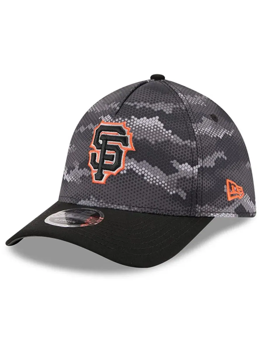Бейсболка New Era San Francisco Giants Camo 39THIRTY A-Frame Flex Hat — изображение 1 из 5, черный