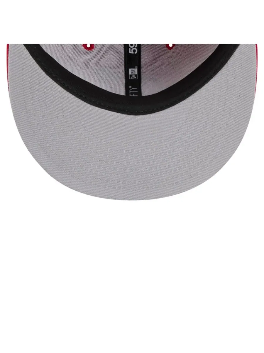 New Era Мужская красная бейсболка New Jersey Devils Core 59FIFTY — изображение 2 из 5, красный