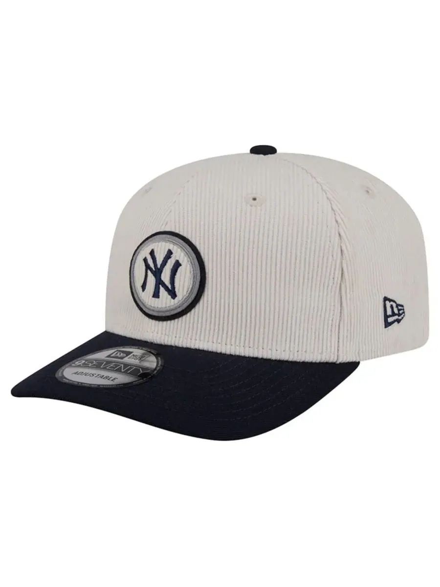 New Era Мужская кремовая регулируемая бейсболка New York Yankees Loyal 9SEVENTY — изображение 2 из 4, бежевый