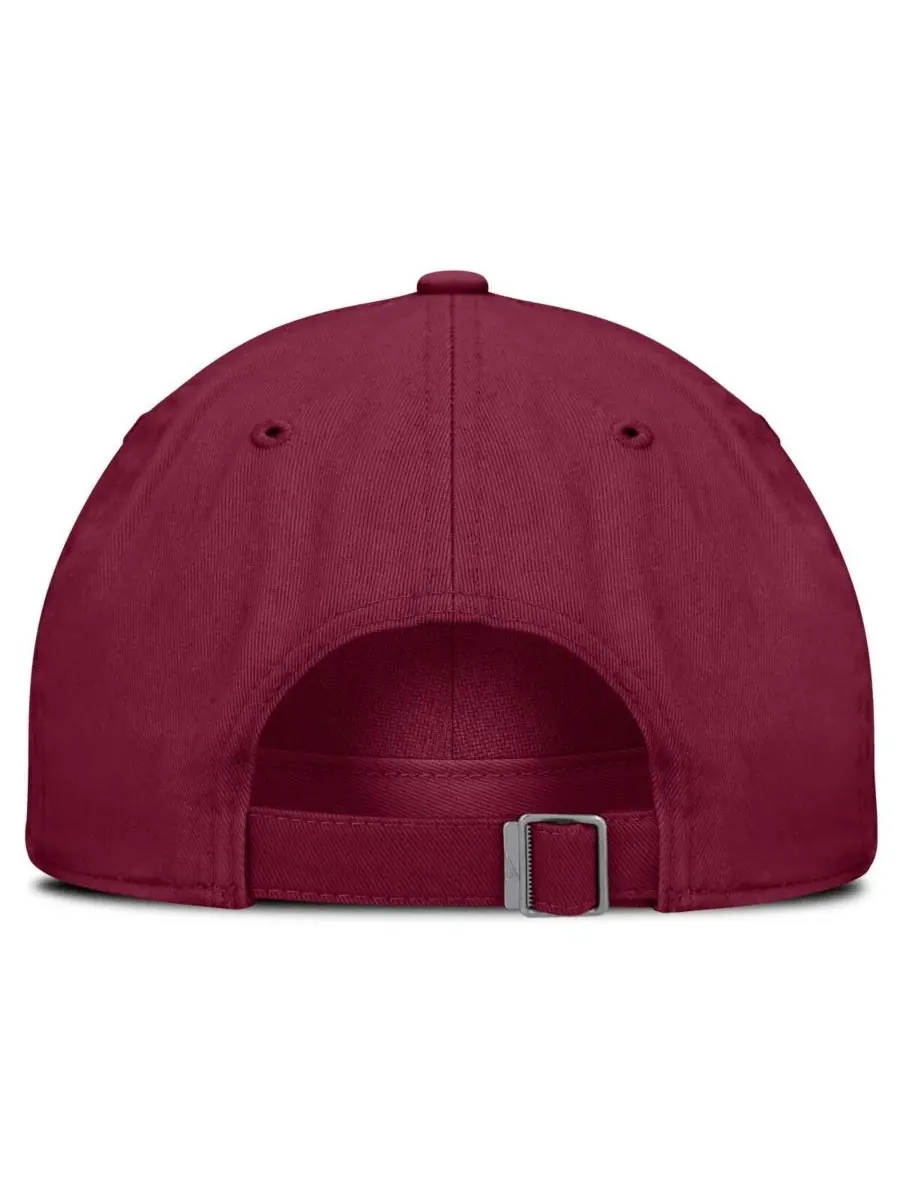 Мужская регулируемая бейсболка Garnet Florida State Seminoles 2025 On-Field Club Nike — изображение 4 из 4, гранат