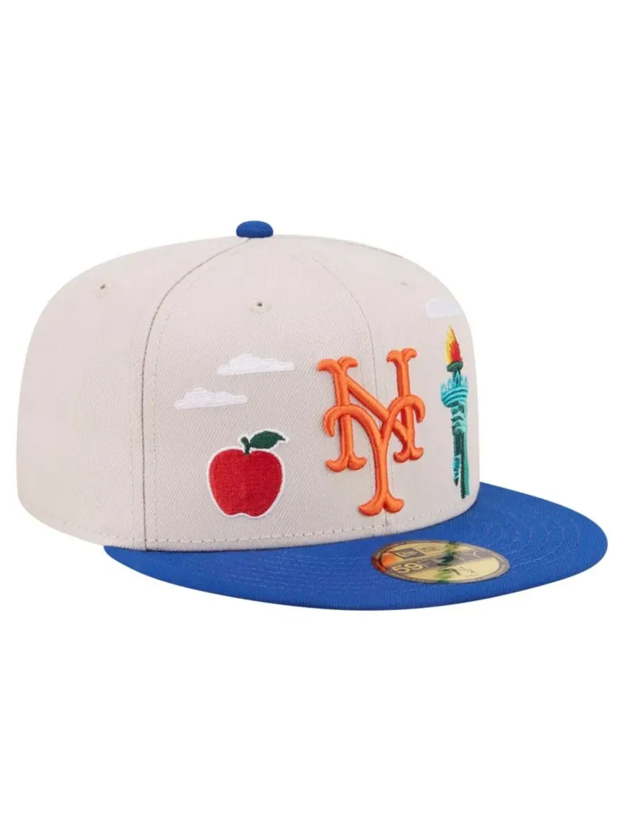 Кепка с высокой тульей New Era City Icon 59FIFTY New Era — изображение 5 из 5, хаки