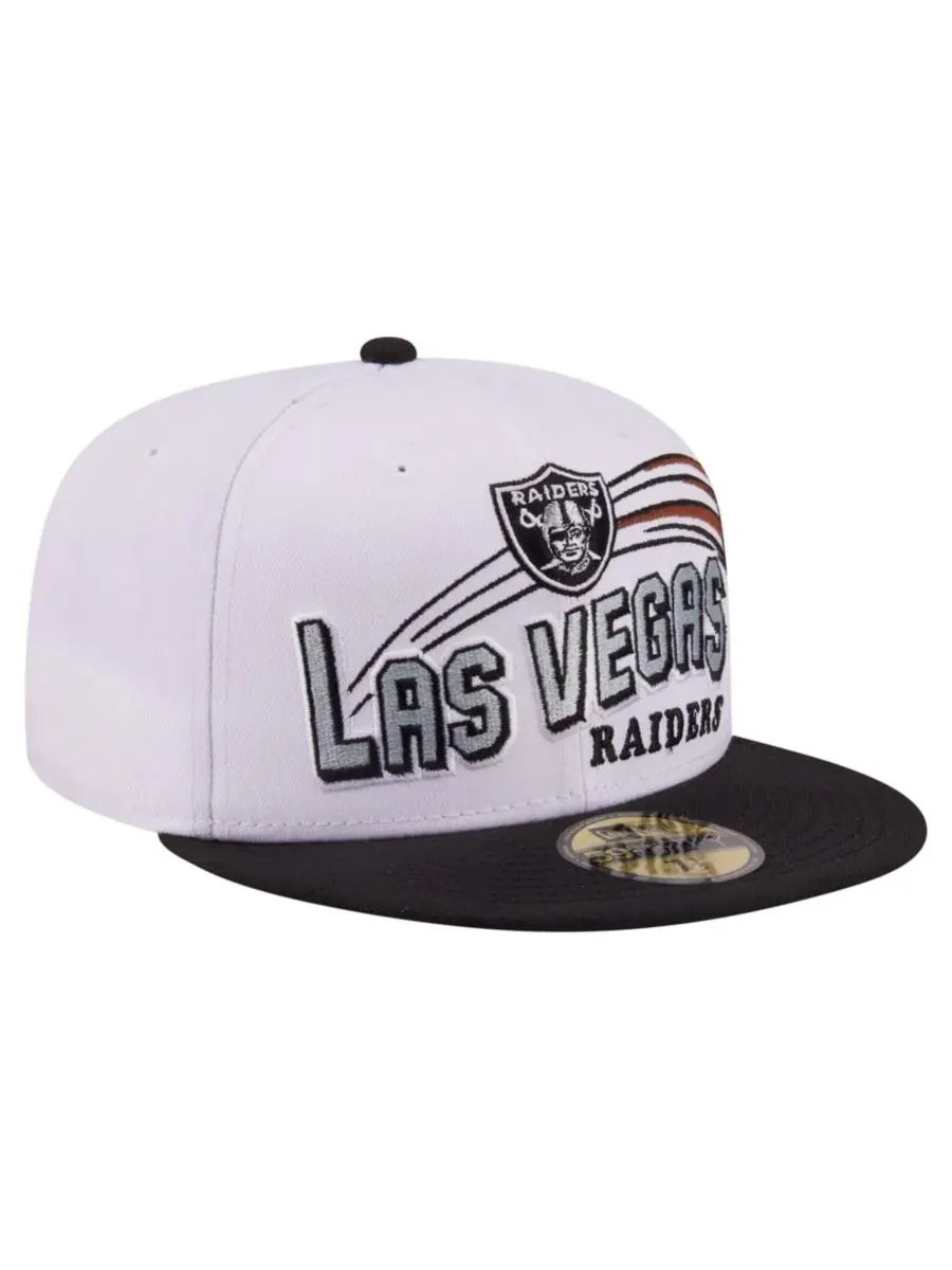 Кепка New Era 59FIFTY Retro Swoop — изображение 1 из 7, белый черный