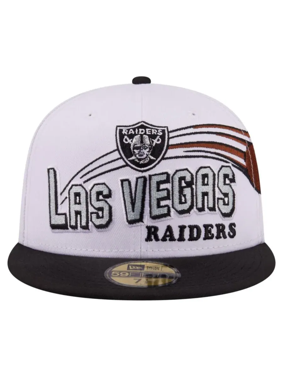 Кепка New Era 59FIFTY Retro Swoop — изображение 2 из 7, белый черный
