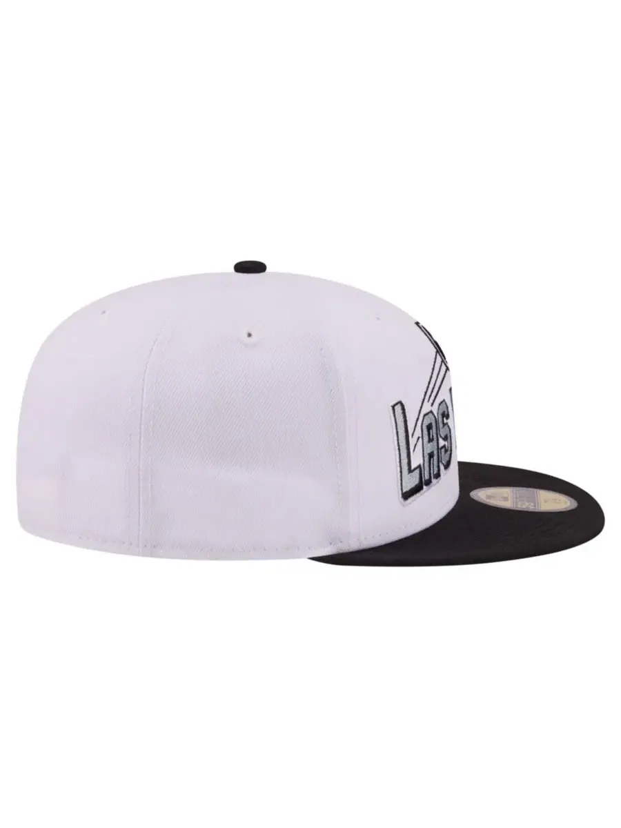 Кепка New Era 59FIFTY Retro Swoop — изображение 6 из 7, белый черный