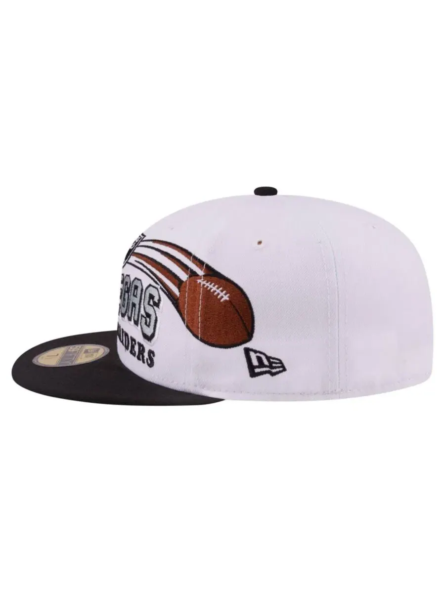 Кепка New Era 59FIFTY Retro Swoop — изображение 7 из 7, белый черный