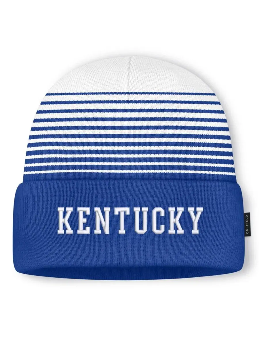 Шапка вязаная с эмблемой Kentucky Wildcats Nike — изображение 1 из 2, белый