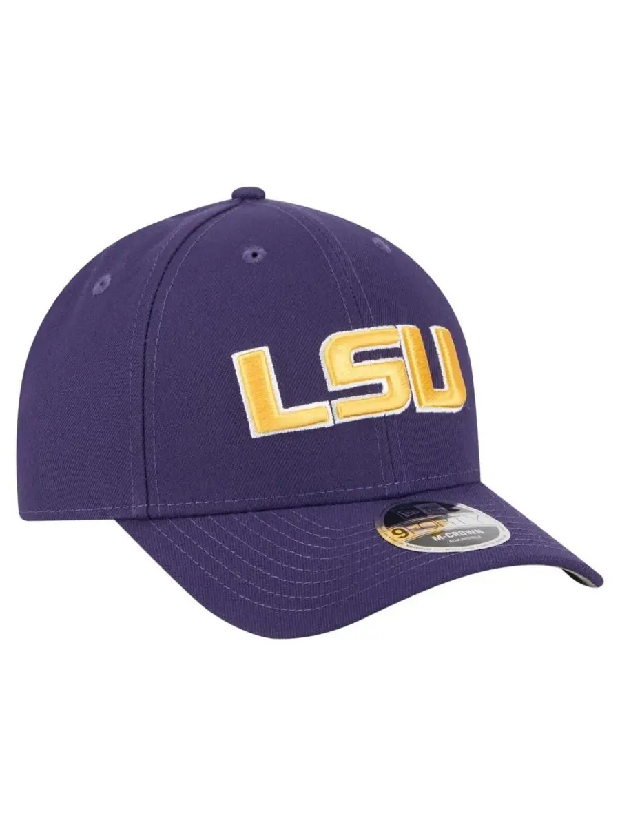 New Era Мужская фиолетовая регулируемая кепка LSU Tigers Team Collective 9FORTY M-Crown — изображение 3 из 4, фиолетовый