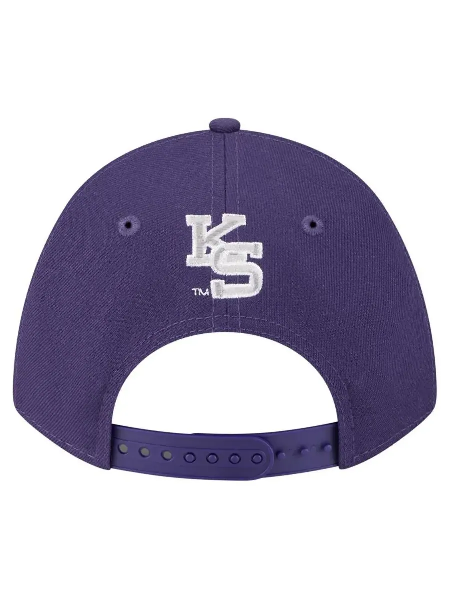 New Era Мужская фиолетовая регулируемая кепка Kansas State Wildcats Team Collective 9FORTY M-Crown — изображение 3 из 5