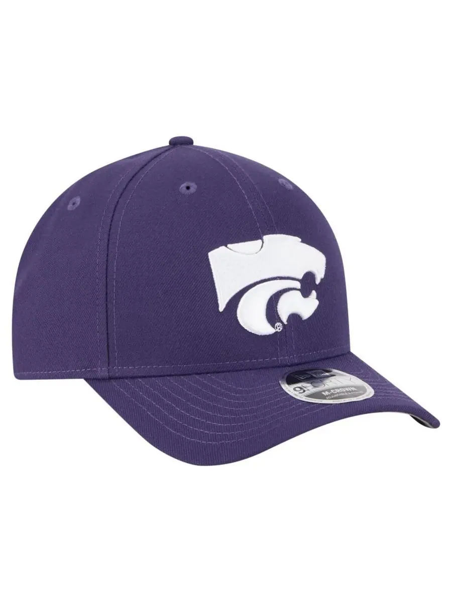 New Era Мужская фиолетовая регулируемая кепка Kansas State Wildcats Team Collective 9FORTY M-Crown — изображение 4 из 5