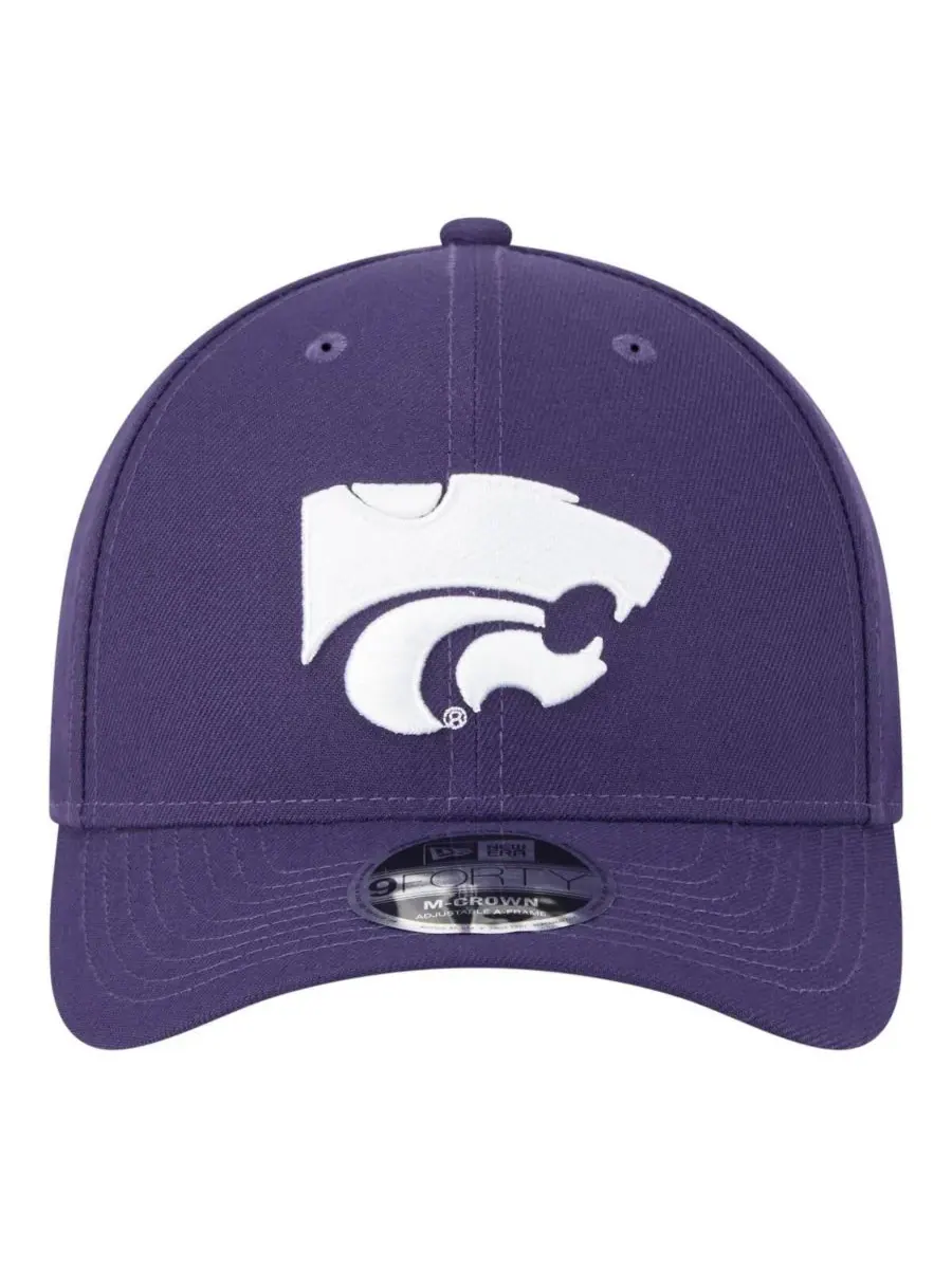 New Era Мужская фиолетовая регулируемая кепка Kansas State Wildcats Team Collective 9FORTY M-Crown — изображение 5 из 5