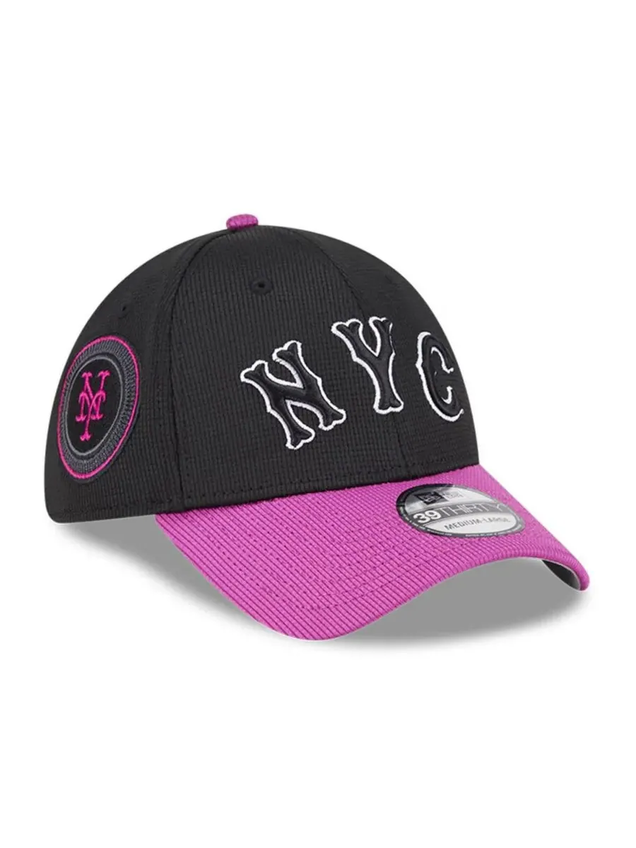 New Era Мужская бейсболка New York Mets City Connect Batting Practice 39THIRTY Flex Hat — изображение 3 из 4