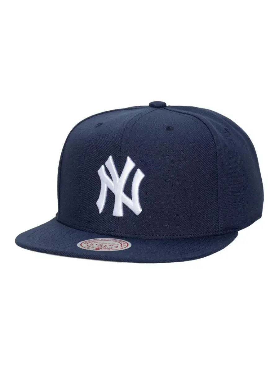 Кепка-снапбек с вышитым логотипом New York Yankees Mitchell & Ness — изображение 1 из 4, темно-синий