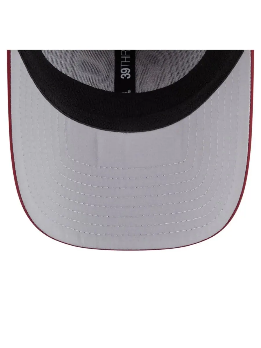 New Era Мужская кепка Cleveland Cavaliers Featherweight Poly Rope Flex 39Thirty винного цвета — изображение 4 из 5, красный