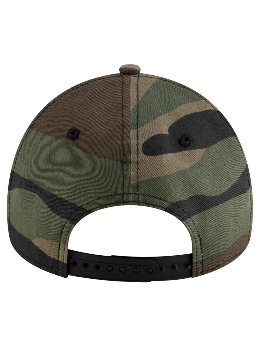 New Era Мужская камуфляжная кепка Colorado Rockies Woodland Team Pop 9FORTY A-Frame с регулируемой — изображение 2 из 5