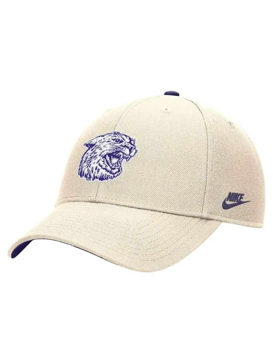 Мужская регулируемая кепка Natural Kansas State Wildcats Rise Nike — изображение 1 из 2, прозрачный