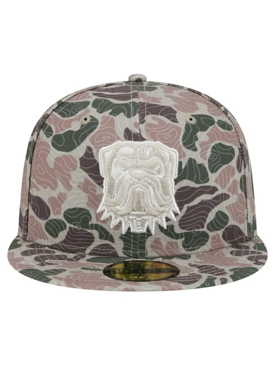 New Era Мужская кепка Cleveland Browns Geo Camo 59FIFTY Fitted Hat — изображение 5 из 5, камуфляж
