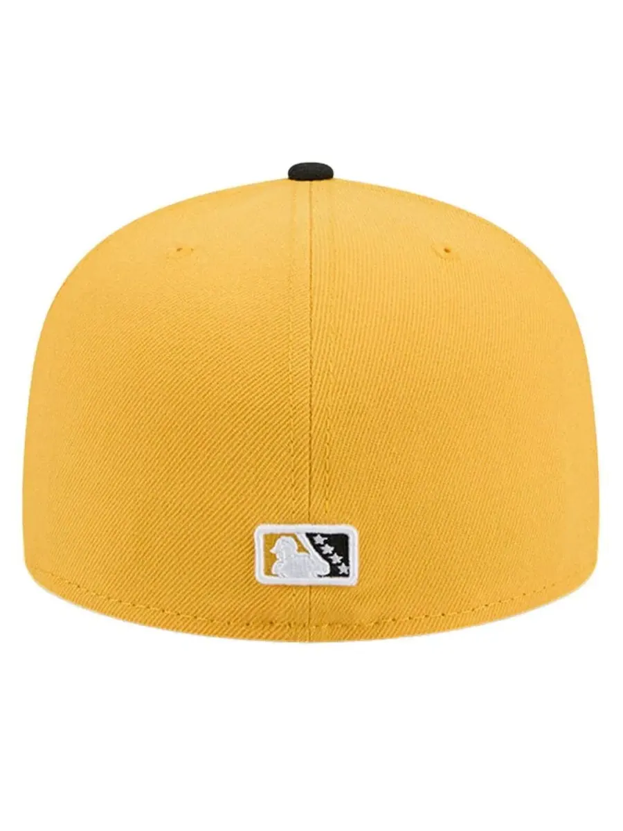 New Era Мужская желтая кепка Akron RubberDucks Copa de la Diversion 59FIFTY — изображение 4 из 4, желтый