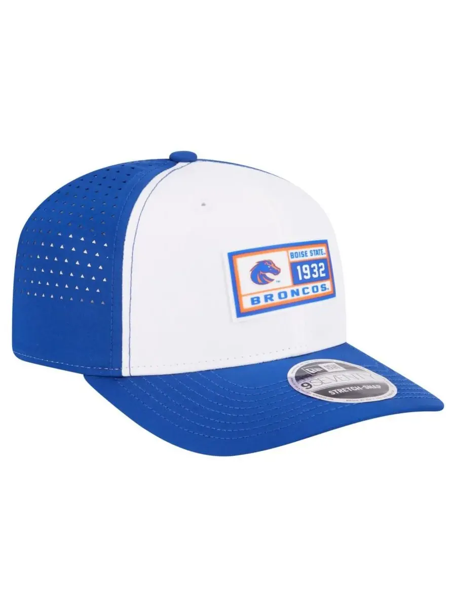 New Era Мужская белая/королевская бейсболка Boise State Broncos с перфорированной нашивкой — изображение 4 из 5, белый