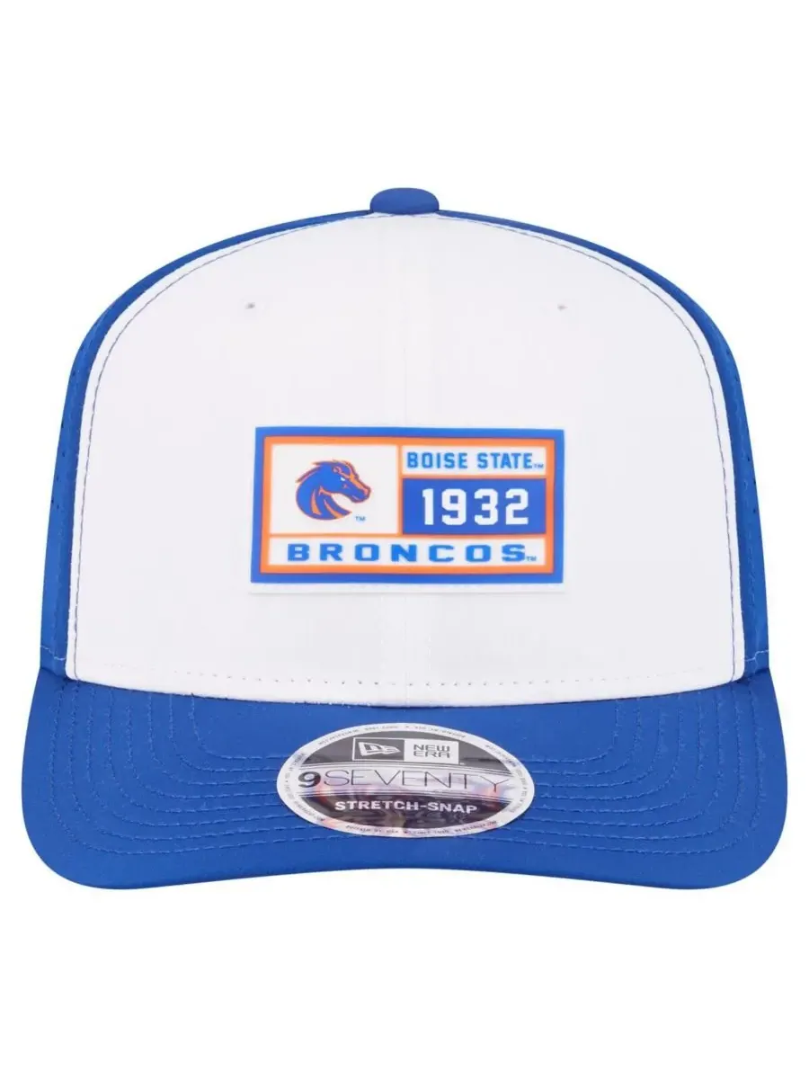 New Era Мужская белая/королевская бейсболка Boise State Broncos с перфорированной нашивкой — изображение 5 из 5, белый