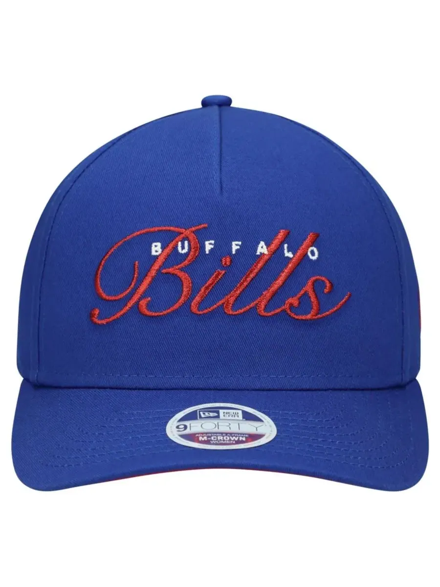 Бейсболка New Era Buffalo Bills Metallic 9FORTY M-Crown A-Frame — изображение 2 из 4, королевский