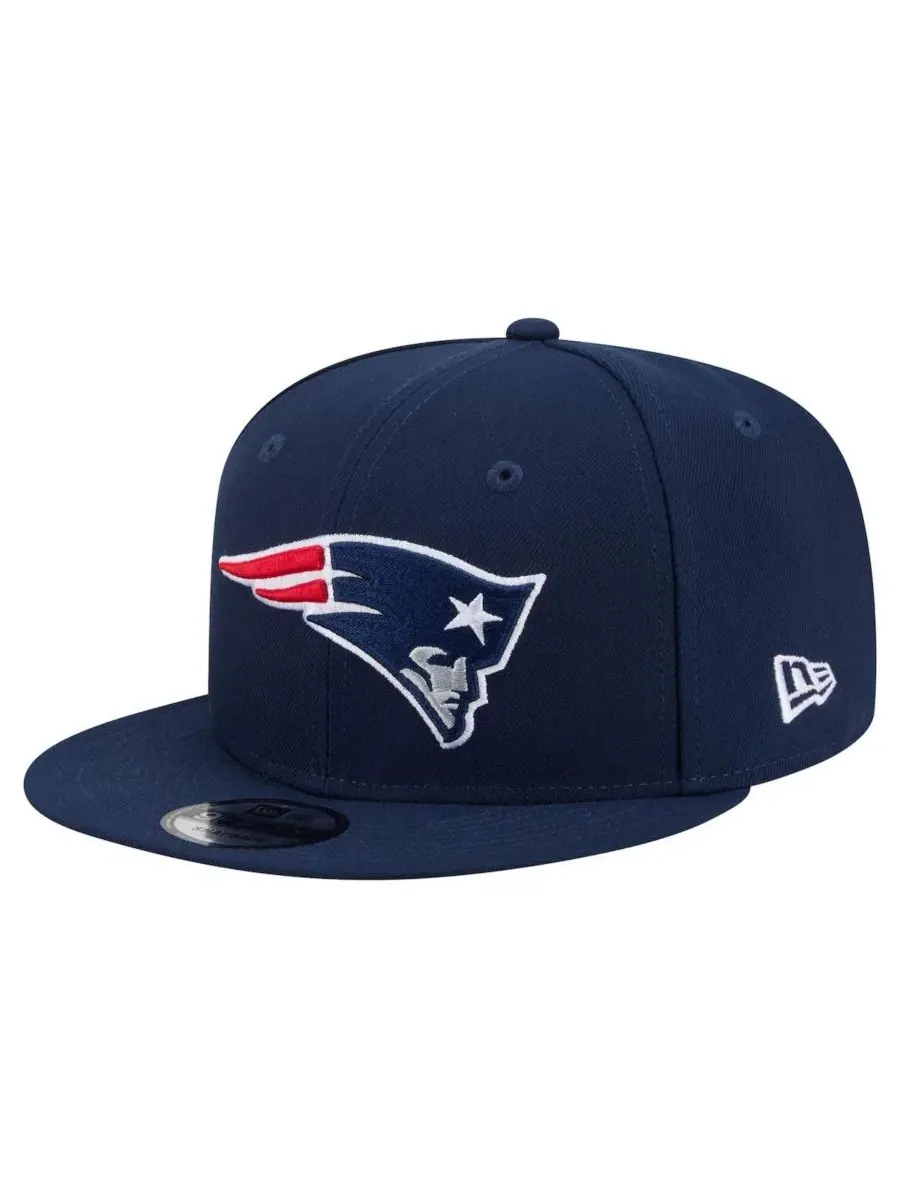 Кепка-снэпбек с вышитым логотипом New England Patriots New Era — изображение 1 из 4, темно-синий