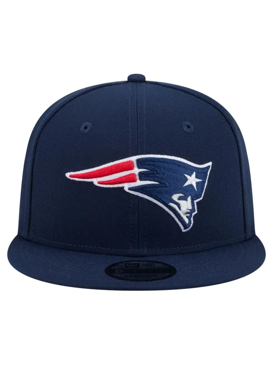 Кепка-снэпбек с вышитым логотипом New England Patriots New Era — изображение 4 из 4, темно-синий