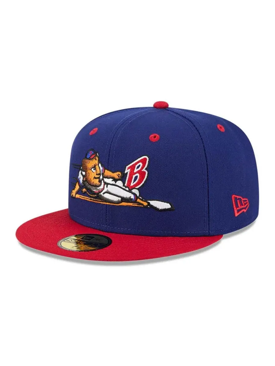 Бейсболка с высокой тульей Buffalo Bisons Theme Nights New Era — изображение 1 из 4, синий