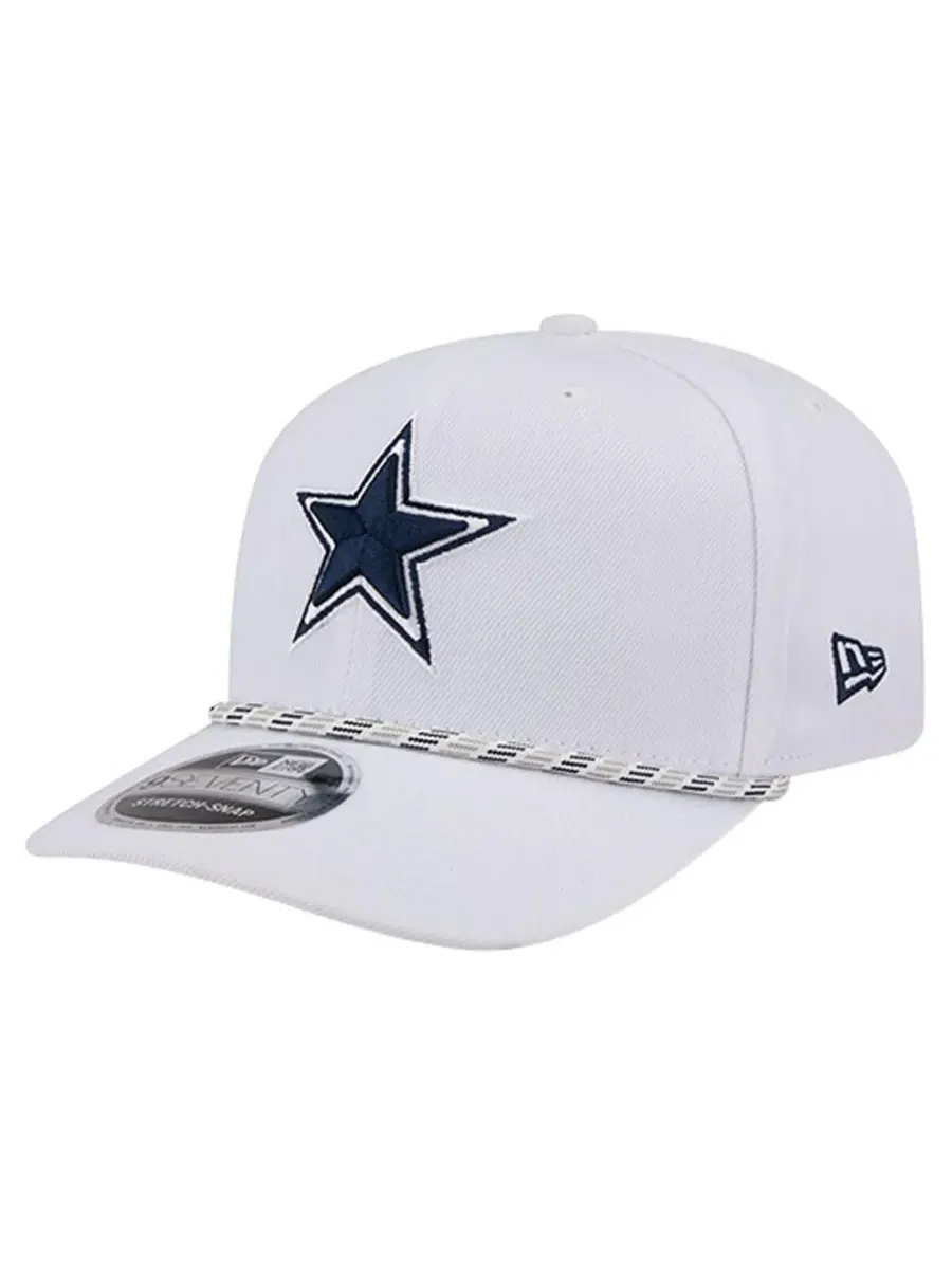 New Era Мужская белая регулируемая кепка Dallas Cowboys Gameday Multi Rope 9SEVENTY — изображение 1 из 5, белый